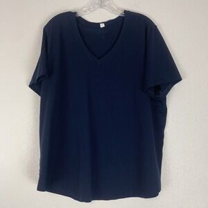 Lululemon Love T-shirt Womens 20 V-neck Pima Cotton Blend Basic Capsule Stretch